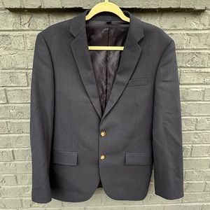 J. Crew Men’s Navy Blue Thompson Blazer Size 38S Double Vented